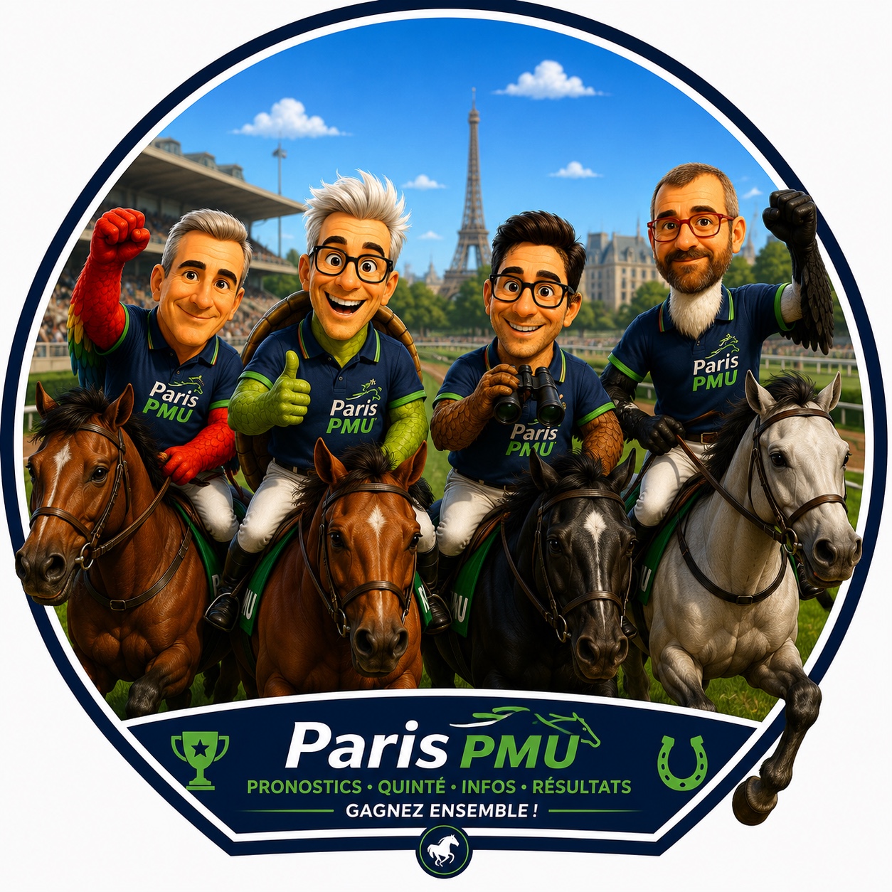Logo Paris PMU équipe